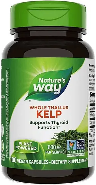 Kelp Whole Thallus, 600 mg, 100 capsule, Nature’s Way