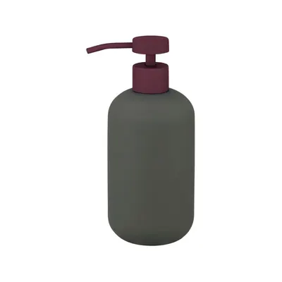Dozator de săpun lichid verde închis din ceramică 120 ml Lotus Play – Mette Ditmer Denmark