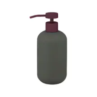 Dozator de săpun lichid verde închis din ceramică 120 ml Lotus Play – Mette Ditmer Denmark