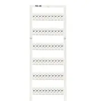 WMB marking card; as card; MARKED; 1 / 2 (50 each); not stretchable; Vertical marking; snap-on type; white