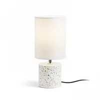 CAMINO table with shade alb terazzo decor 230V E27 28W