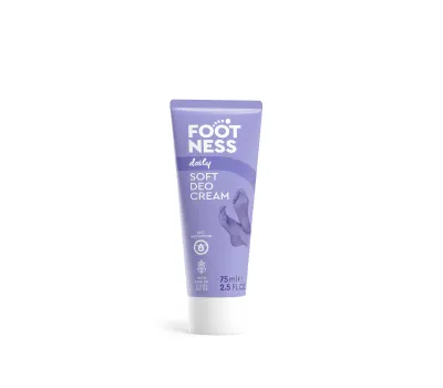 Crema dezodorizanta delicata 3 in 1 FOOTNESS, 75ml