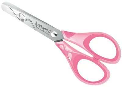 Foarfeca pentru copii Maped Essentials - Kids, roz pastel, 13 cm