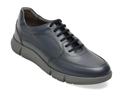 Pantofi sport OTTER bleumarin, K76, din piele naturala