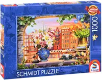 Puzzle Schmidt din 1000 de piese - Vacanțe în Amsterdam