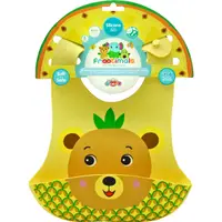 Bavetă silicon, Frootimals, model Bubba Tropibear