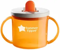 Cană de tranziție Tommee Tippee - Prima ceașcă, 4 m+, 190 ml, portocaliu