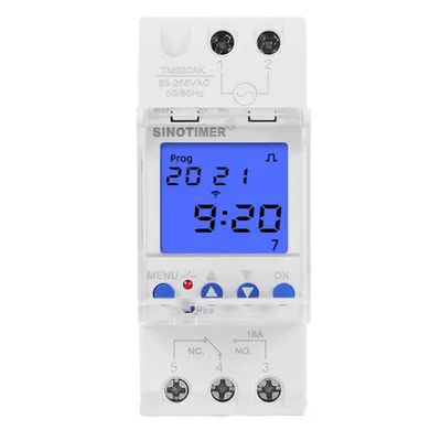 Siguranta automata electrica digitala temporizator intrerupator programabil iluminat 230V 16A TM920AKL
