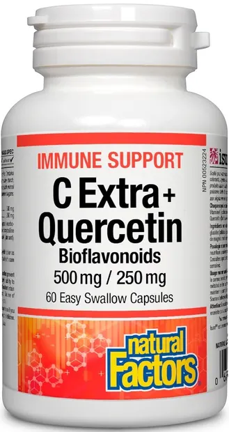 Immune Support C Extra + Quercetin, 60 capsule, Natural Factors