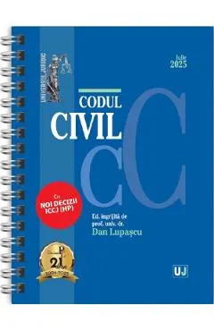 Codul civil Iulie 2025 Ed. Spiralata