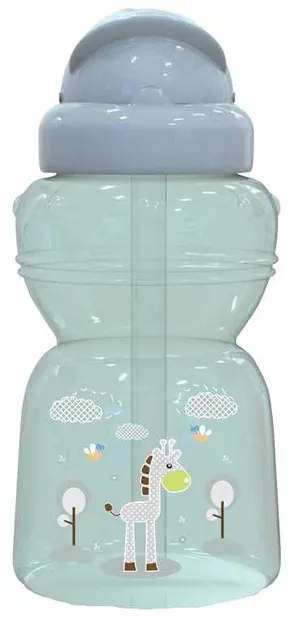 Sticluță sport Lorelli Baby Care - Animals, 325 ml, verde