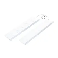 Copii Gimnastică Tobogan cu două fețe accesoriu din lemn cu trepte Mini Alb