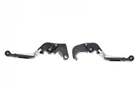 Set 2 manete frana si ambreiaj reglabile Suzuki GSXR600 06-10 750 06-10 1000 05-06, culoare gri