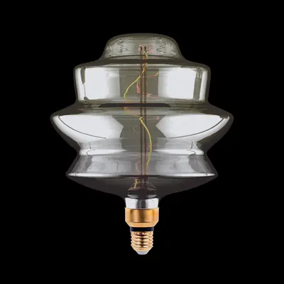 Led Vintage Lamp Dimmable 8w E27 2000k Ф180 Smoked