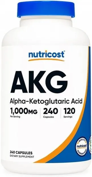 AKG, 1000 mg, 240 capsule, Nutricost