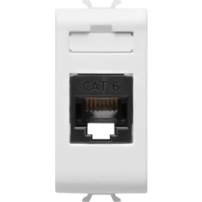 Rj45 Priza - 4 Pairs Category 6 Utp Toolless - 1 Module - White - Chorus