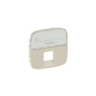 Capac Valena Allure - RJ 45/RJ 11/RJ 12 priza - cu label holder - ivory