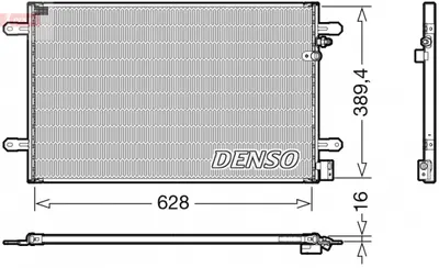 Condensator climatizare potrivit AUDI A6 ALLROAD C6, A6 C6 2.0-5.2 05.04-08.11