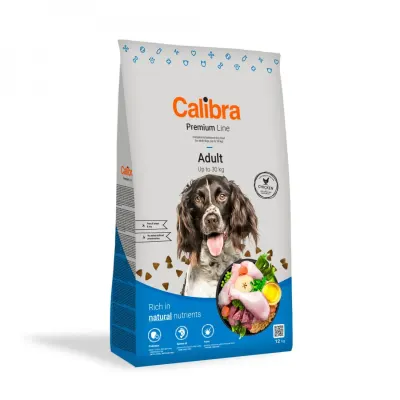 CALIBRA Premium Line, XS-M, Pui, hrană uscată câini, 12kg