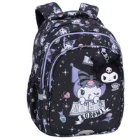 Ghiozdan cu 3 compartimente, Coolpack, Kuromi, Negru
