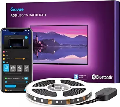 Lumină LED inteligentă pentru televizor Govee - H61780A1, 3 m, multicoloră