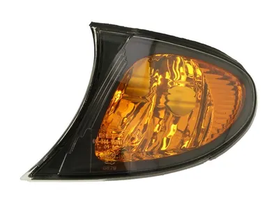 Semnalizator fata Stanga (galben, P21W, rama de sticla neagra) potrivit BMW 3 (E46) 1.6-3.2 1997-2007 2001-2005