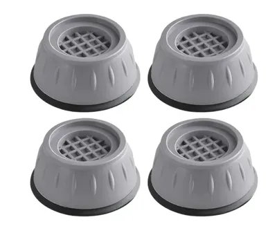 Set 4 Picioruse GRI antisoc si antiderapante pentru masina de spalat
