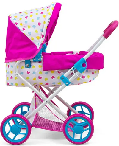 Carucior pentru papusi Milly Mally - Alice, albastru/ roz