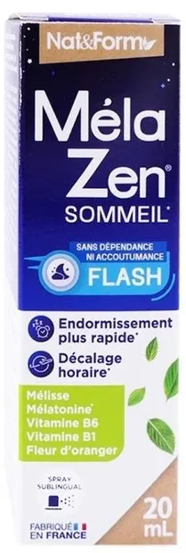 MelaZen Spray pentru somn, 20 ml, Nat&Form