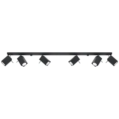 Corp de iluminat pentru tavan MERIDA 6L negru