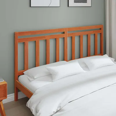 vidaXL Tăblie cap cu headboard Maroniu cerat 185,5 x 100 cm