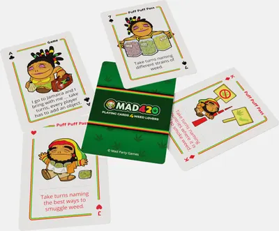 Carti de joc - Mad420 Playing Cards - Weed Game