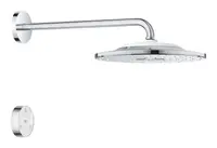 Dus fix Grohe Rainshower SmartConnect 130 26640000, 1/2 inch, universal, telecomanda Wireless , 310 mm, 3 pulverizari, Crom
