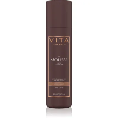Vita Liberata Tanning Mousse Tinted spuma autobronzanta pentru corp culoare Medium 200 ml