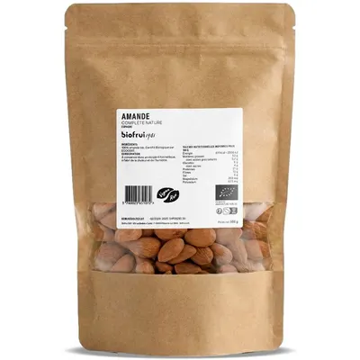 Migdale Decojite si Crude Ecologice/Bio 500g