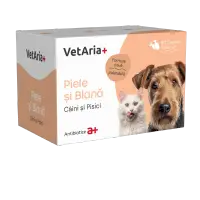 Suplimente VetAria+ Piele Blana 60 capsule