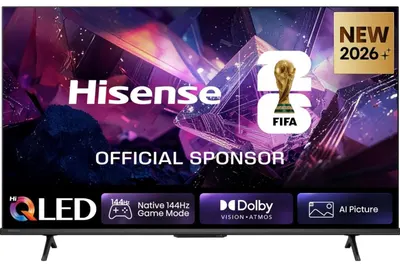 Televizor Smart Hisense - 43E7S Pro, 43", QLED, 4K, 144Hz, negru