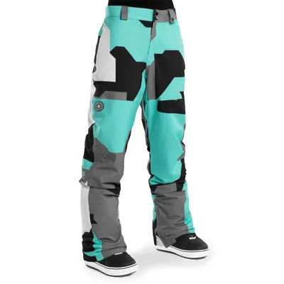 Pantaloni de snowboard pentru femei P1-W Sleet Turcoaz