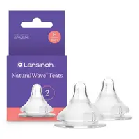 Tetina cu flux rapid Natural Wave Teats, 2 bucati, Lansinoh