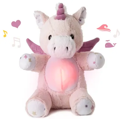 Jucărie liniștitoare cu melodii și lumină Cloud B - LoveLight, Lily the Unicorn