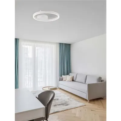 Plafoniera HEDRA Triac Dimabil Nisipiu Alb Metal, Aluminiu & Acrylic LED 40 Wat 220-240Volt 3369Lm 3000K IP20