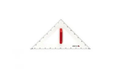 Echer dreptunghic isoscel magnetic pentru tablă, 90-45-45
