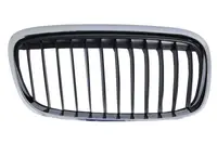 Grila radiator dreapta potrivit BMW 2 Active Tourer F45, F46, 2 Gran Tourer F46 2014-2018 - (rama crom; cu dungi superioare acoperite cu crom,