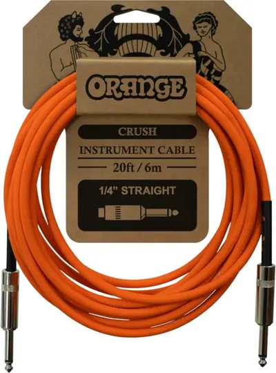 Cablu pentru instrument muzical Orange - CA036 Crush, 6.3 mm/6.3 mm, 6 m, portocaliu