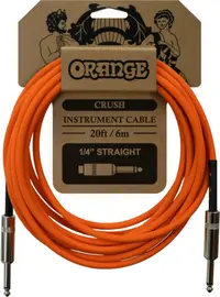 Cablu pentru instrument muzical Orange - CA036 Crush, 6.3 mm/6.3 mm, 6 m, portocaliu