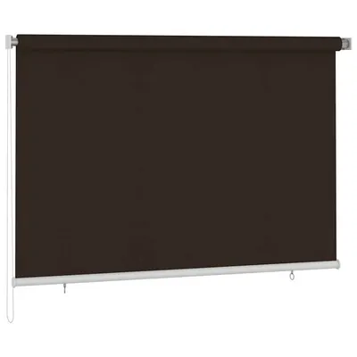 vidaXL Jaluzea tip rulou de exterior, maro, 225 (l) x 140 (î) cm