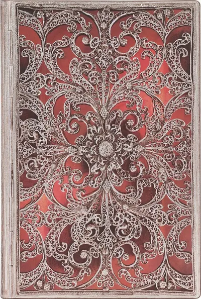 Carnețel Paperblanks Garnet - 9.5 х 14 cm, 104 coli de hârtie, cu linii largi