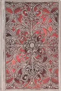 Carnețel Paperblanks Garnet - 9.5 х 14 cm, 104 coli de hârtie, cu linii largi