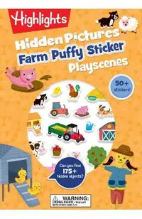 Farm Hidden Pictures Puffy Sticker Playscenes -