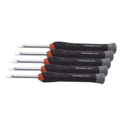 Set de 5 Surubelnite de Precizie, Slot, Profesional, Harden, 4.0 x 50 mm